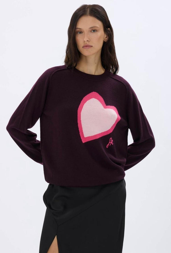 Pull en Maille bordeaux